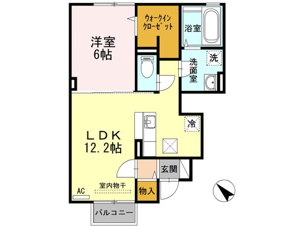 こもれび参番館の物件間取画像